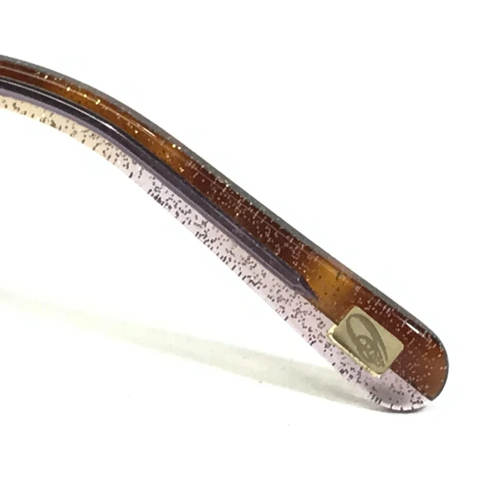 Nine West Eyeglasses Frames 411 ED6 Brown Tortoise Purple Rectangular 53-16-130